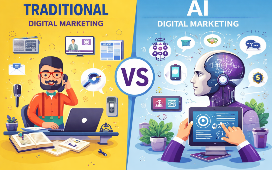 Traditional vs AI Digital Marketing